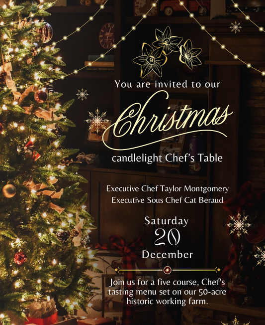 Christmas candlelight Chef's table- DEC 20