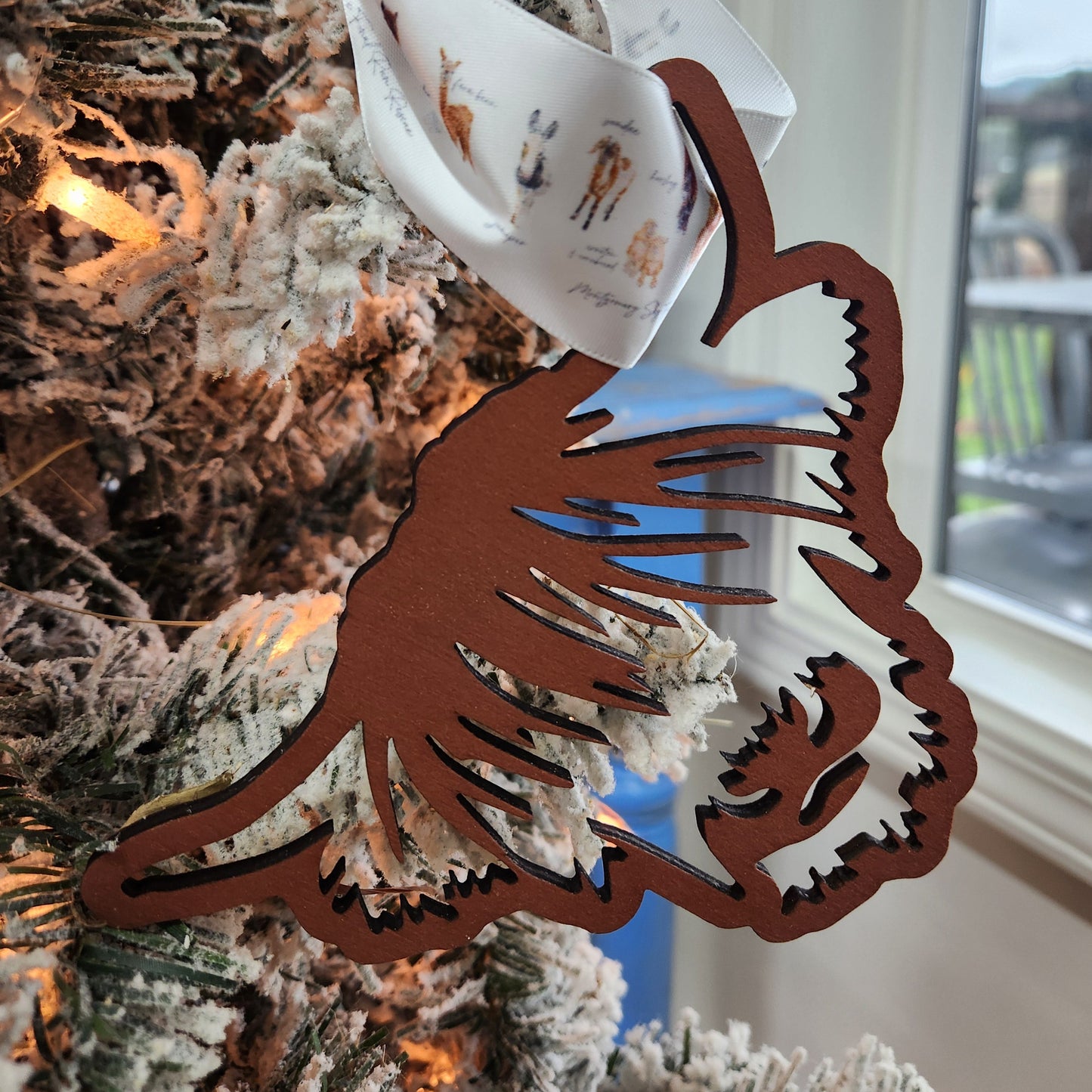 MSF highland cow ornament