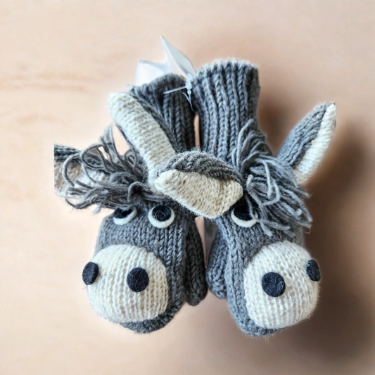 Donkey Mittens- child size