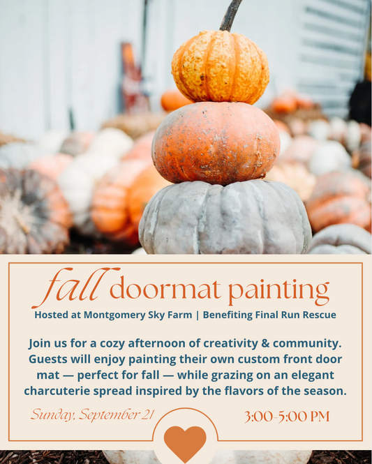 Doormat Painting + Charcuterie Experience
