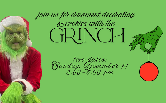 Ornament painting with the Grinch- DEC 14